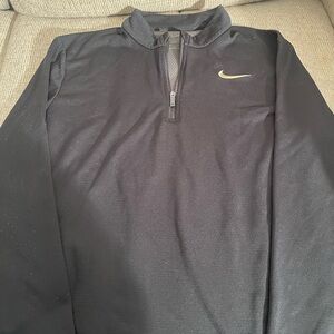 Nike Men's Black Half-Zip Jacket
